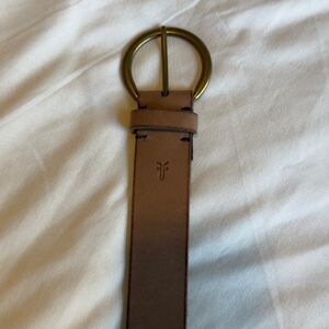 Leather Frye Belt size small women’s'